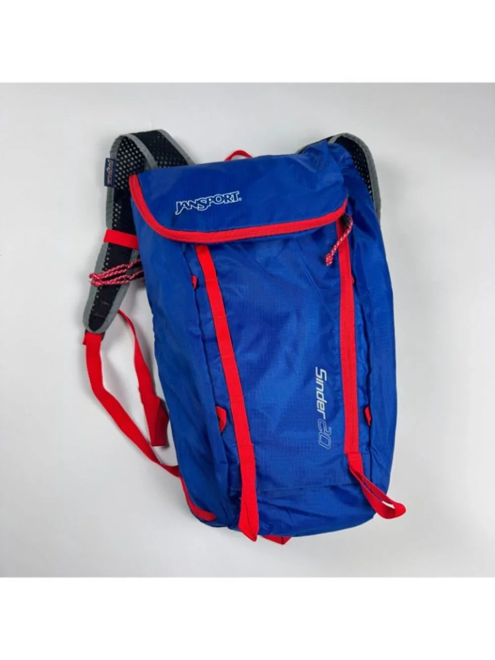 JanSport Sinder 20 Unisex Backpack Size OS Blue Red Lightweight Outdoor Hiking